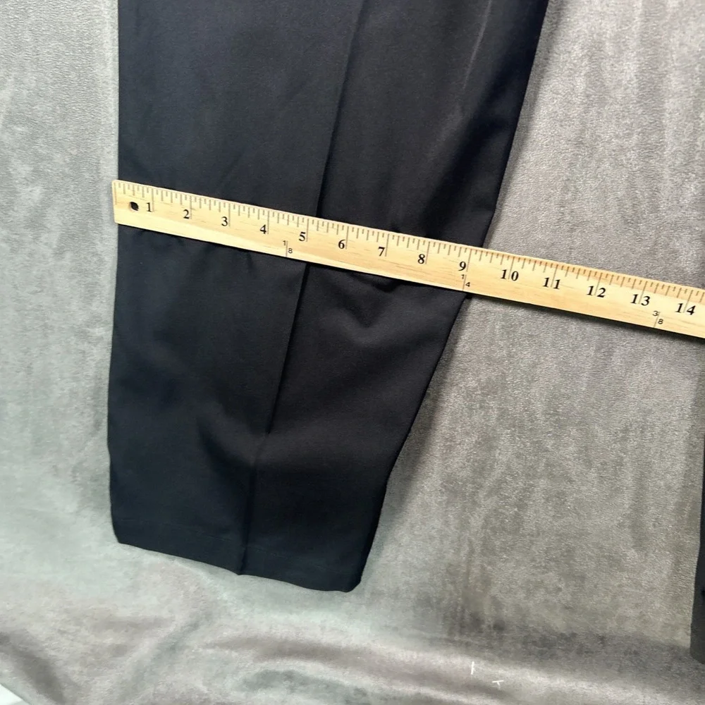 Adidas Golf Pants Black Performance Slash Pockets Mens 38x34(30) Chino AE7006